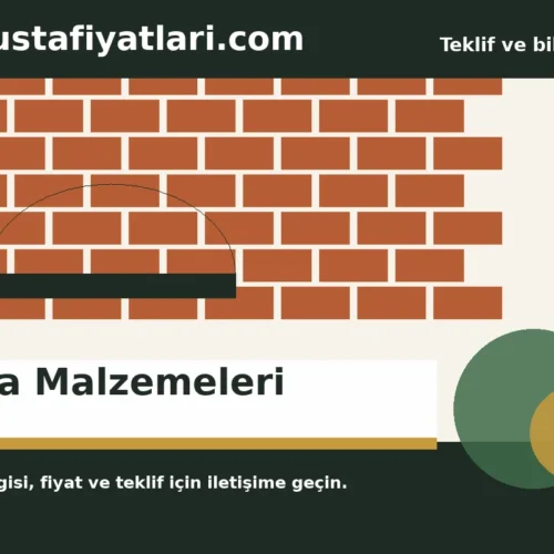 Baca Malzemeleri - Harpuşta Fiyatları