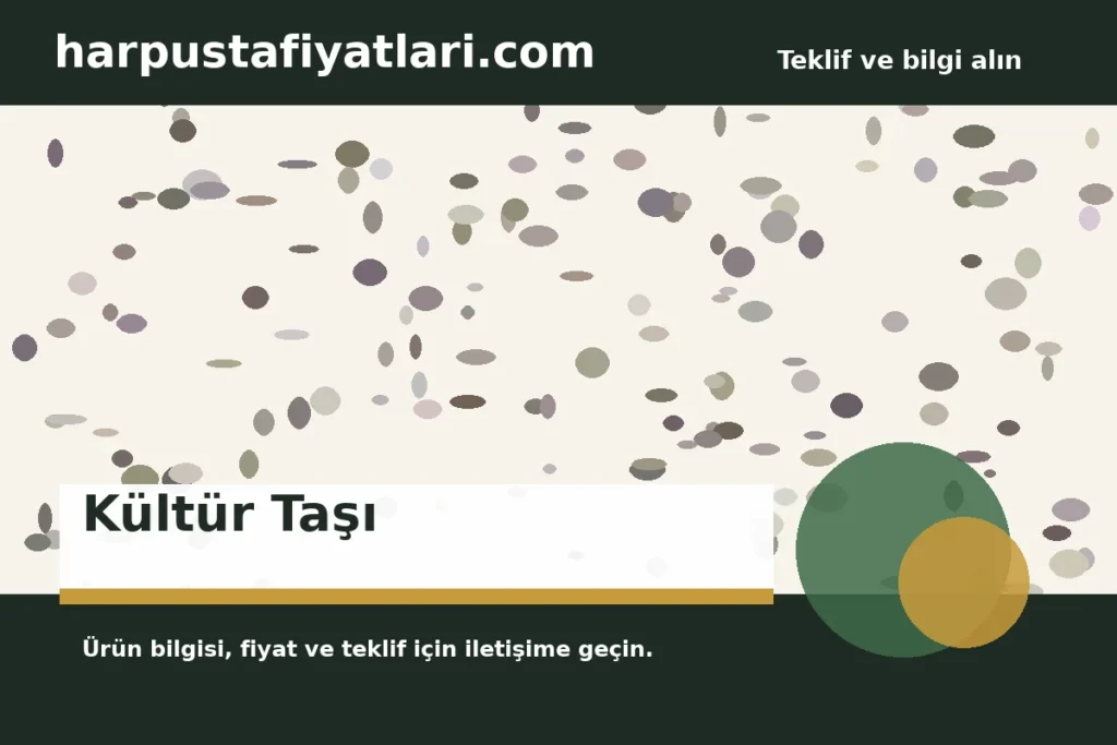 Kültür Taşı ürün banner
