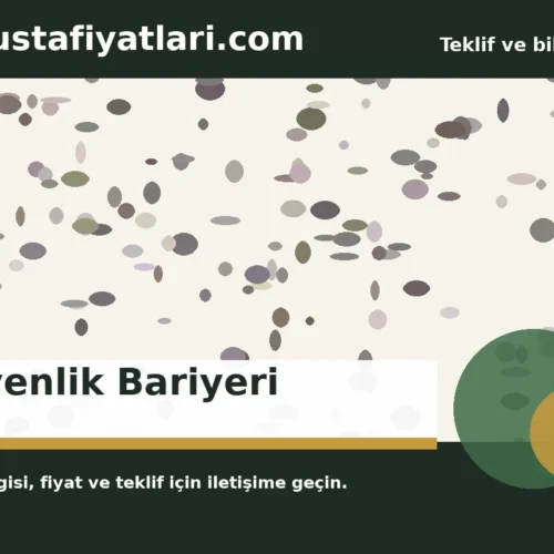 Güvenlik Bariyeri - Harpuşta Fiyatları
