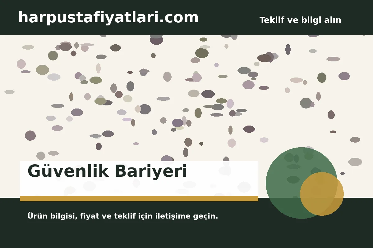 Güvenlik Bariyeri ürün banner