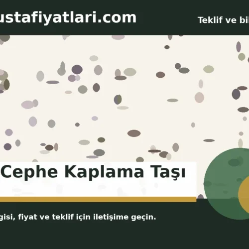 Dış Cephe Kaplama Taşı - Harpuşta Fiyatları