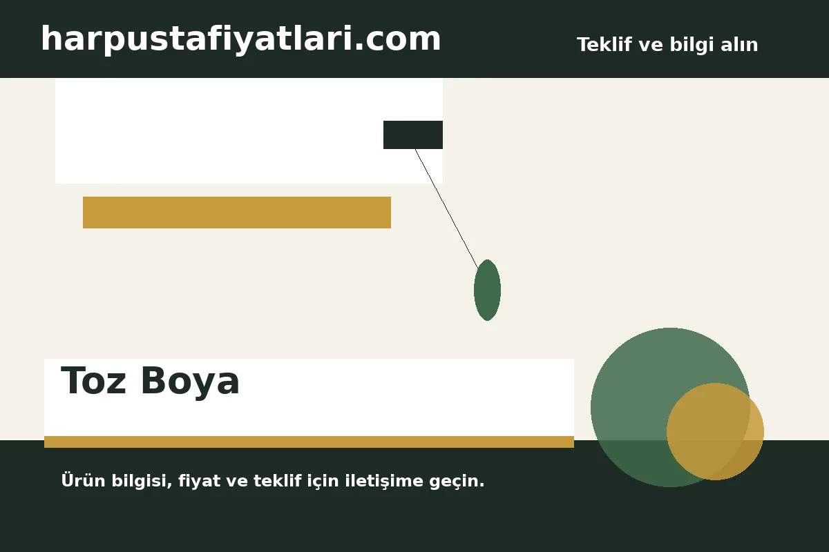Toz Boya ürün banner
