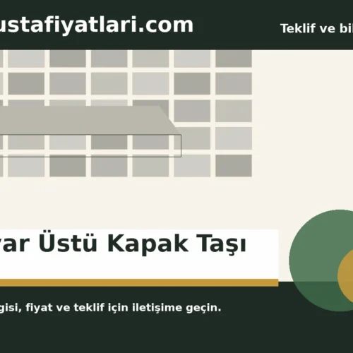 Duvar Üstü Kapak Taşı - Harpuşta Fiyatları