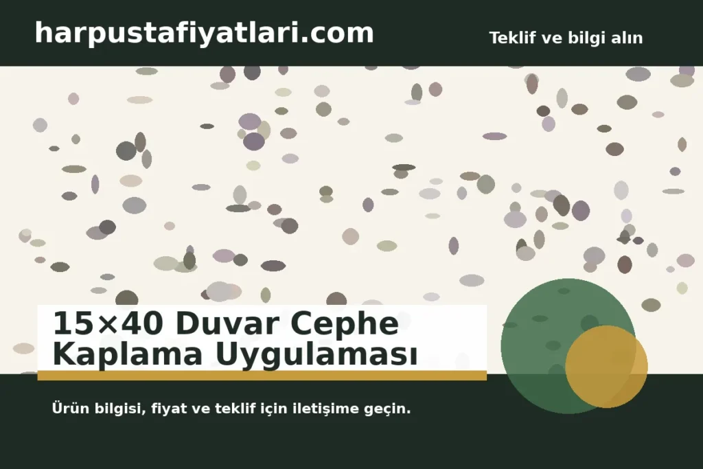 15×40 Duvar Cephe Kaplama Uygulaması ürün banner