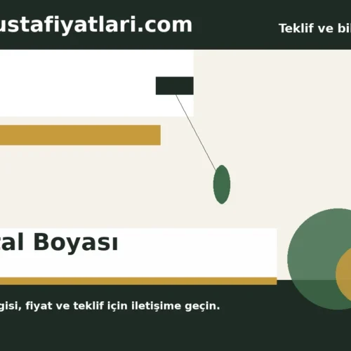 Metal Boyası - Harpuşta Fiyatları