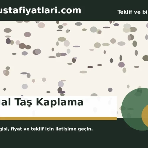 Doğal Taş Kaplama - Harpuşta Fiyatları