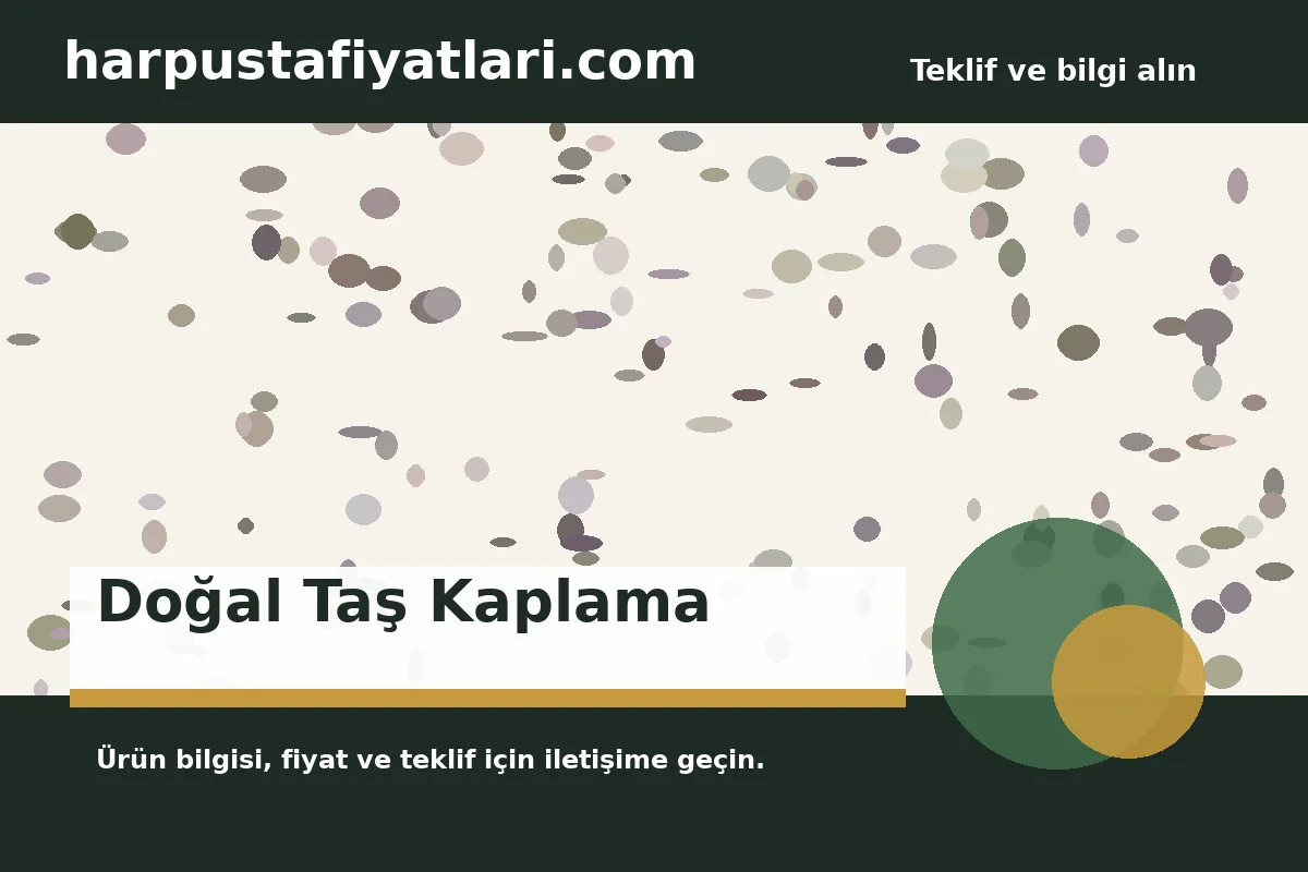 Doğal Taş Kaplama - Harpuşta Fiyatları