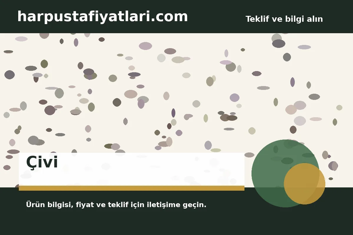Çivi ürün banner