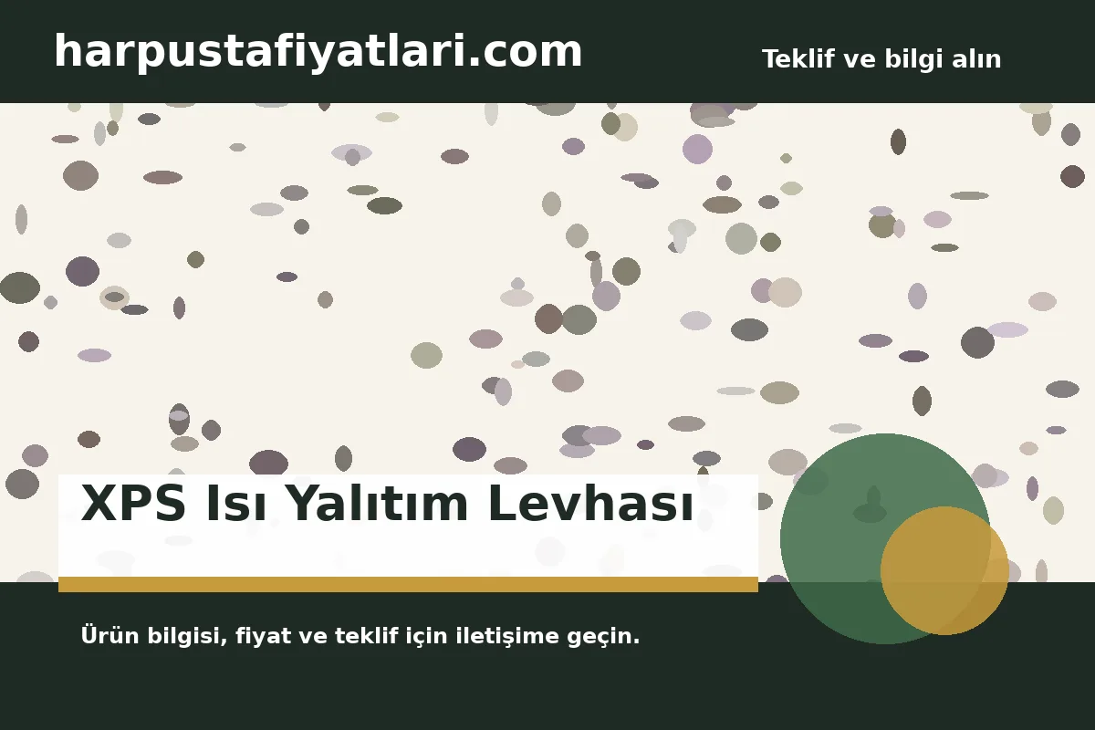 XPS Isı Yalıtım Levhası ürün banner