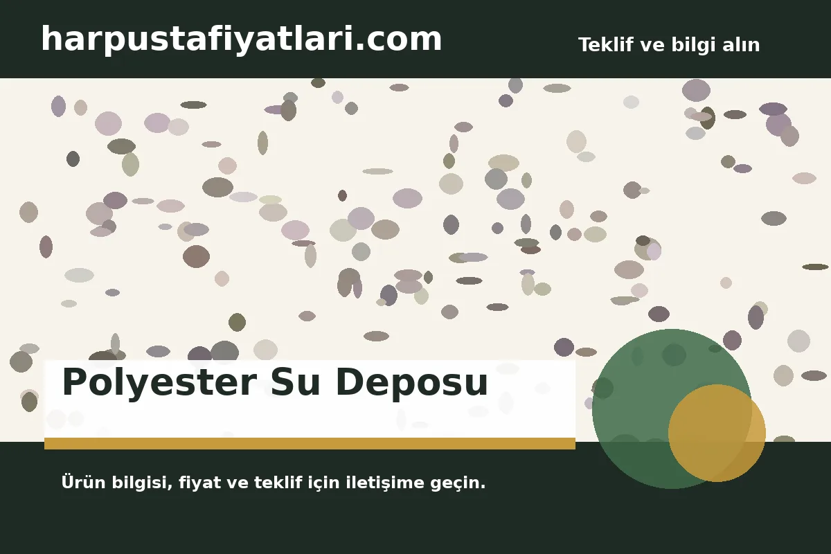 Polyester Su Deposu ürün banner