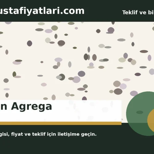 Kalın Agrega - Harpuşta Fiyatları
