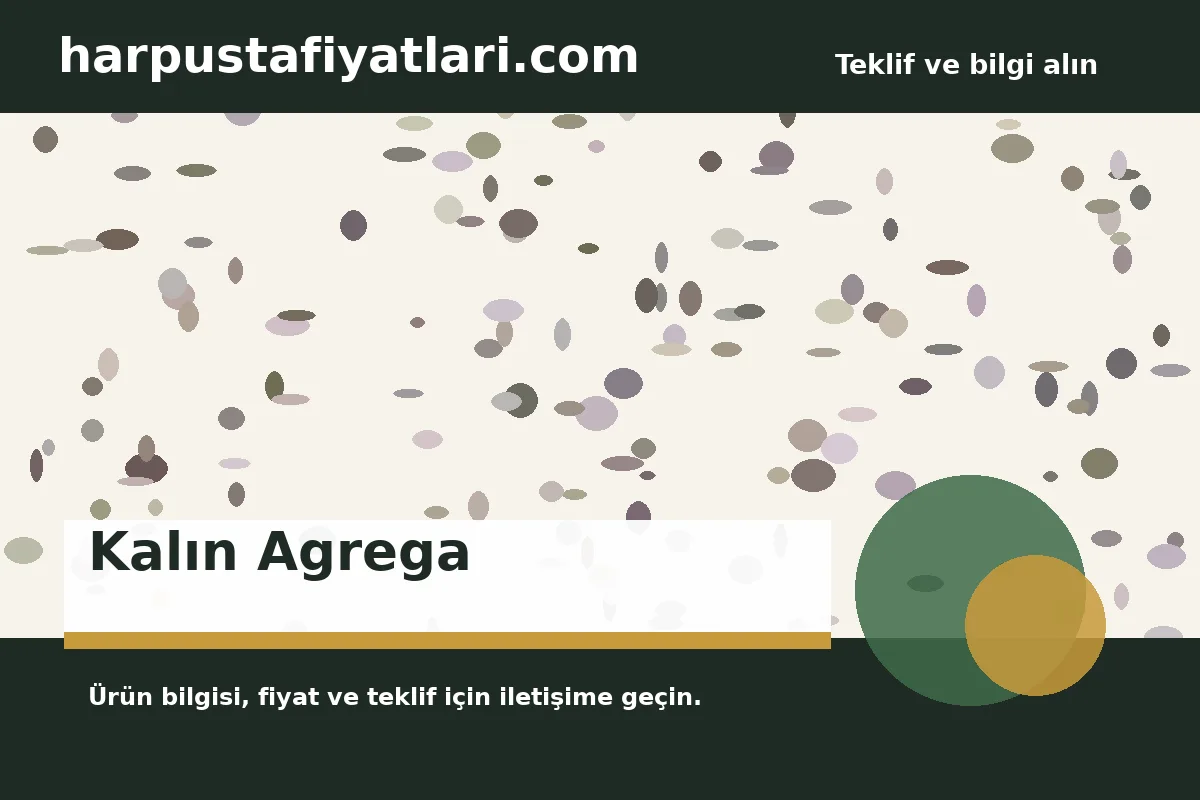Kalın Agrega ürün banner