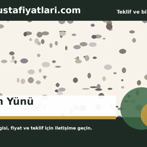 Cam Yünü - Harpuşta Fiyatları