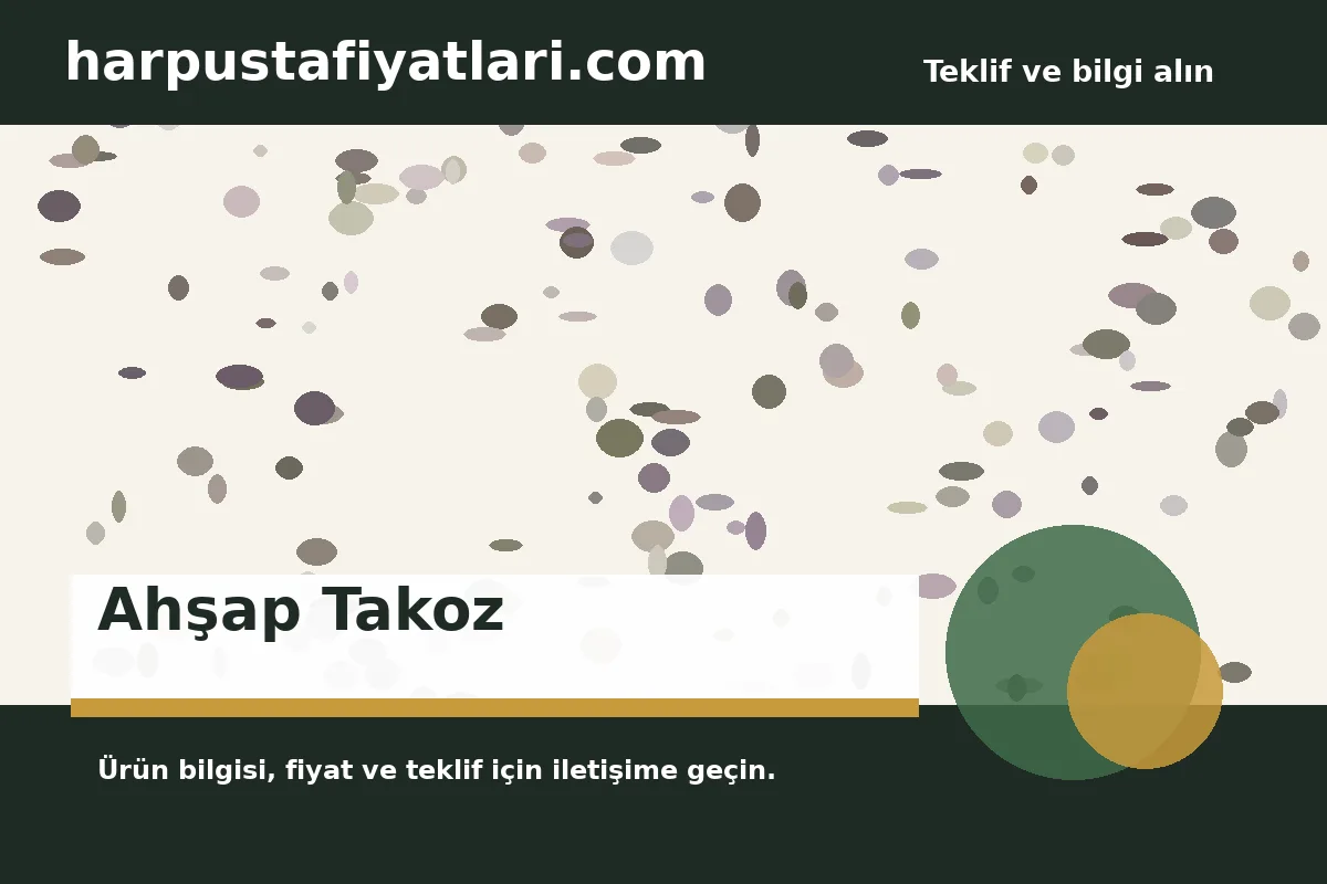 Ahşap Takoz ürün banner
