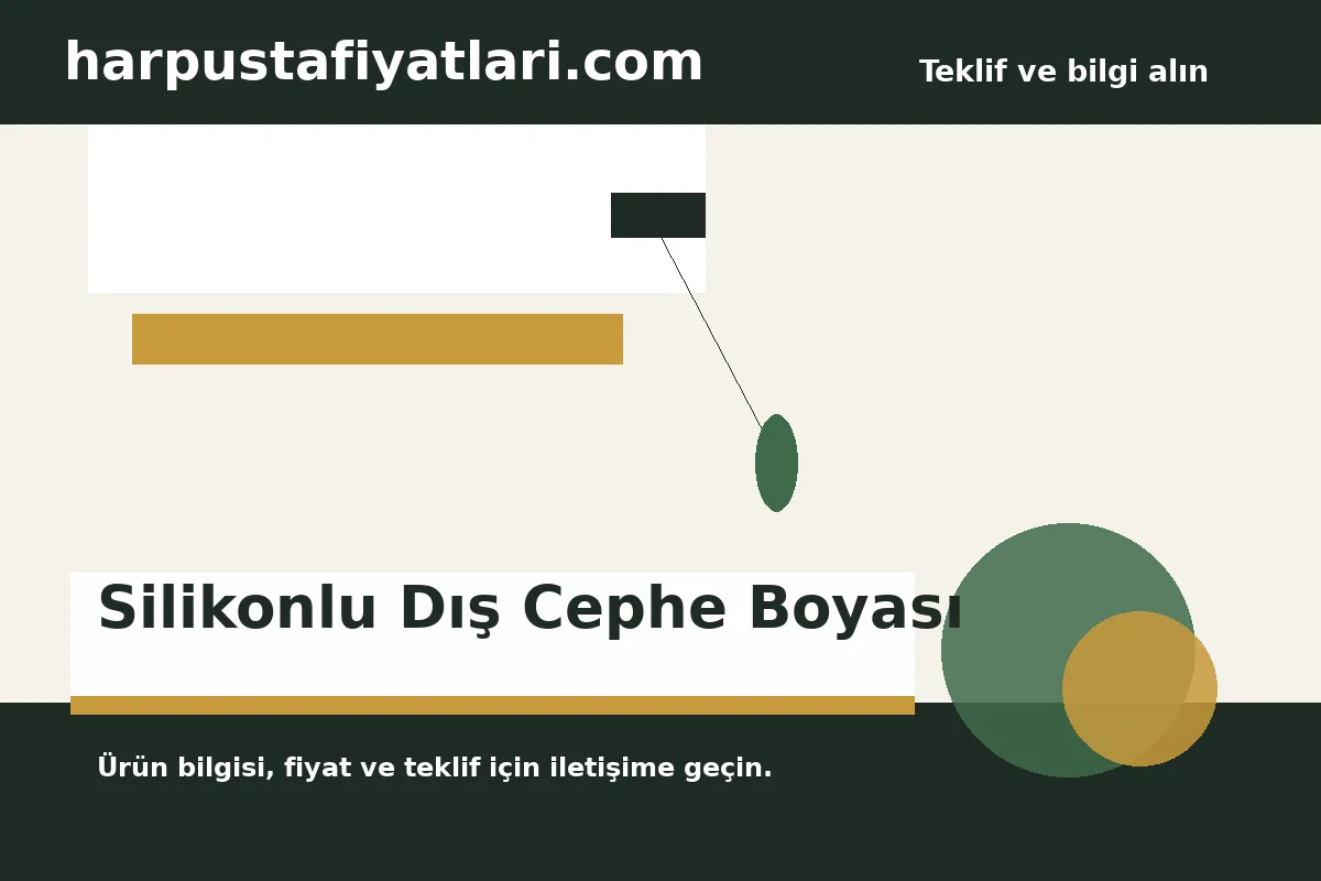 Silikonlu Dış Cephe Boyası ürün banner