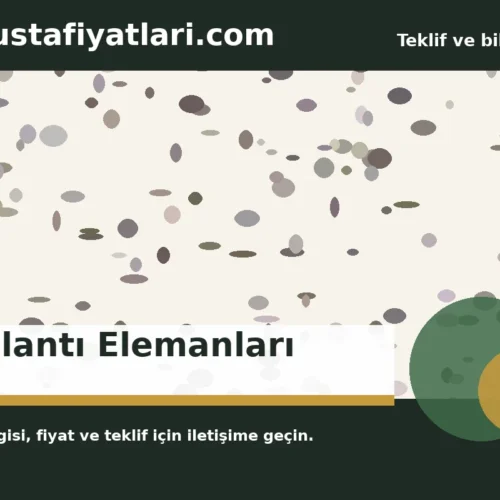 Bağlantı Elemanları - Harpuşta Fiyatları