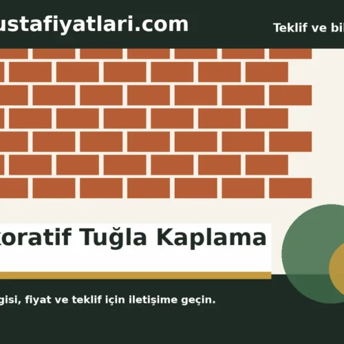 Dekoratif Tuğla Kaplama - Harpuşta Fiyatları