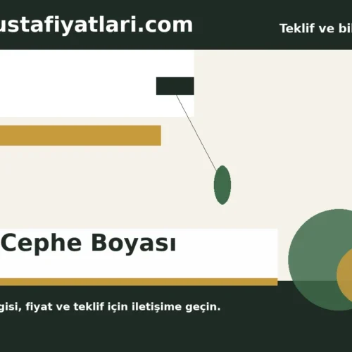 Dış Cephe Boyası - Harpuşta Fiyatları