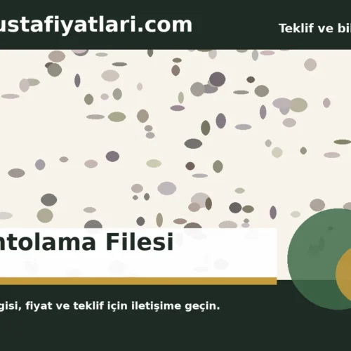 Mantolama Filesi - Harpuşta Fiyatları