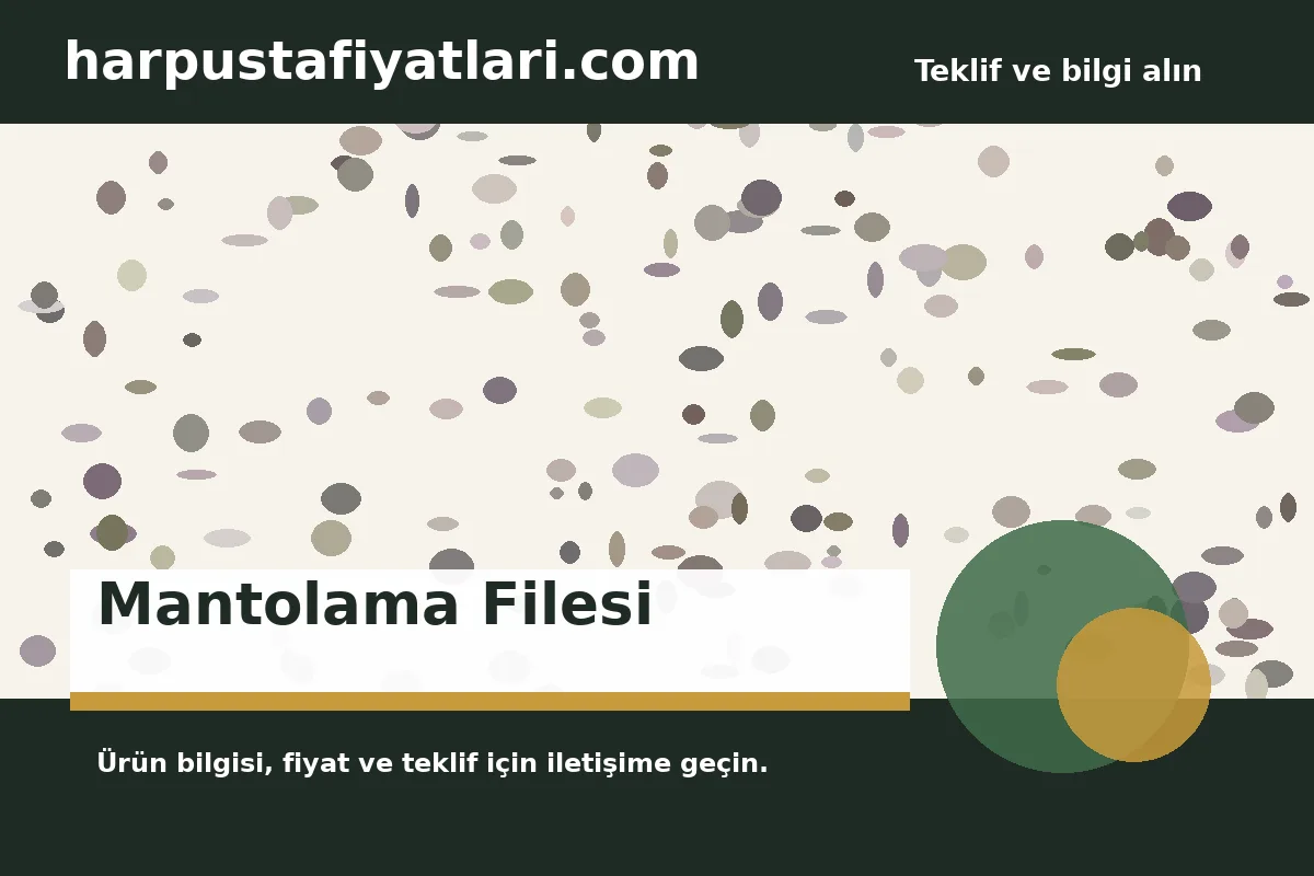 Mantolama Filesi ürün banner