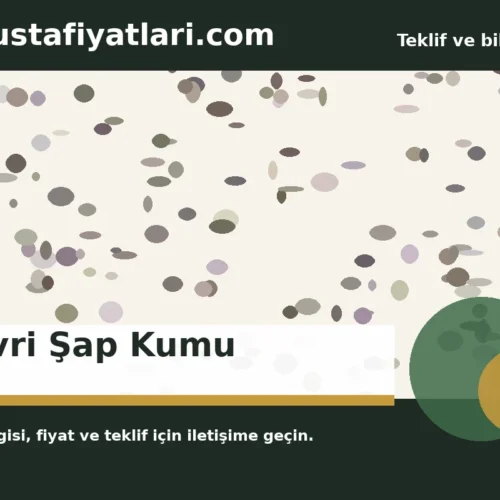 Silivri Şap Kumu - Harpuşta Fiyatları