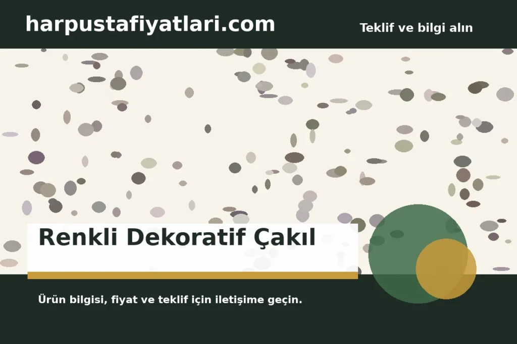 Renkli Dekoratif Çakıl ürün banner
