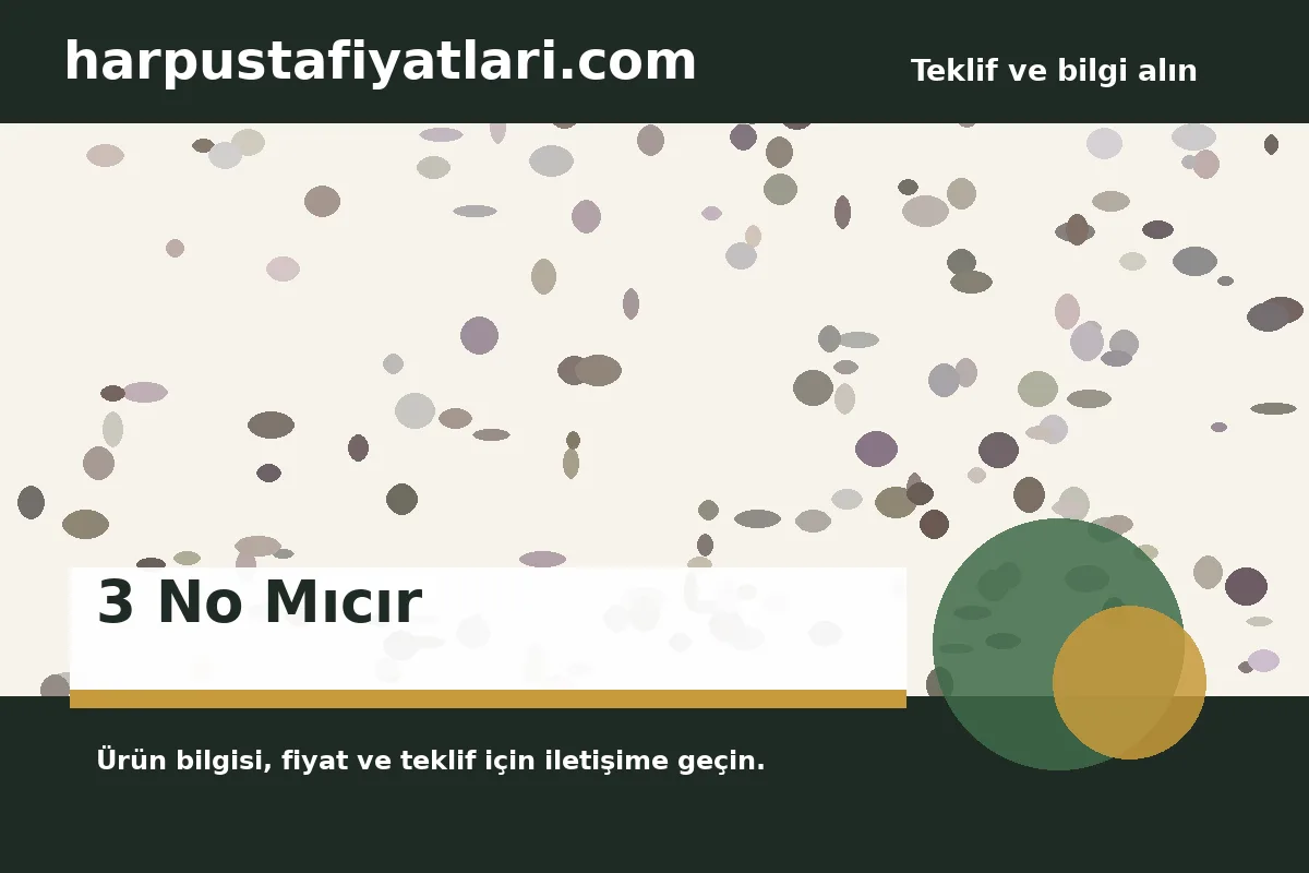 3 No Mıcır ürün banner