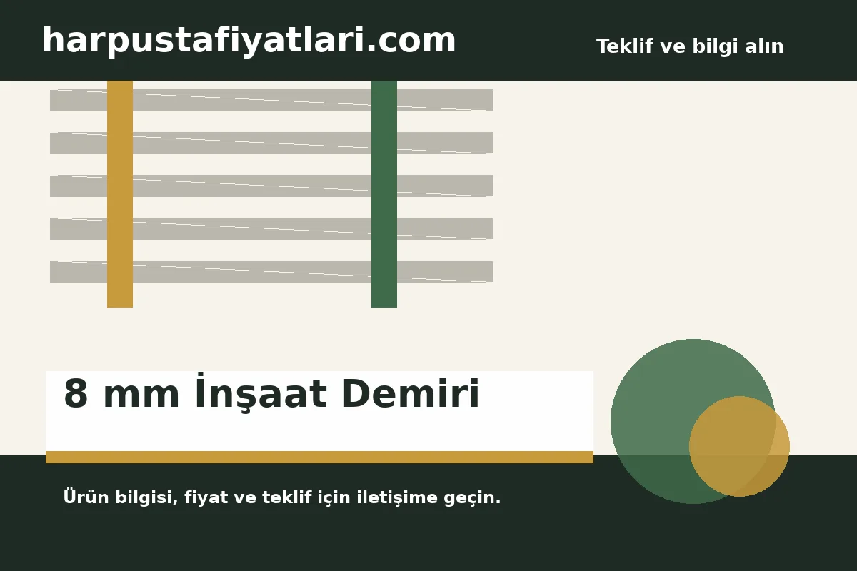 8 mm İnşaat Demiri ürün banner