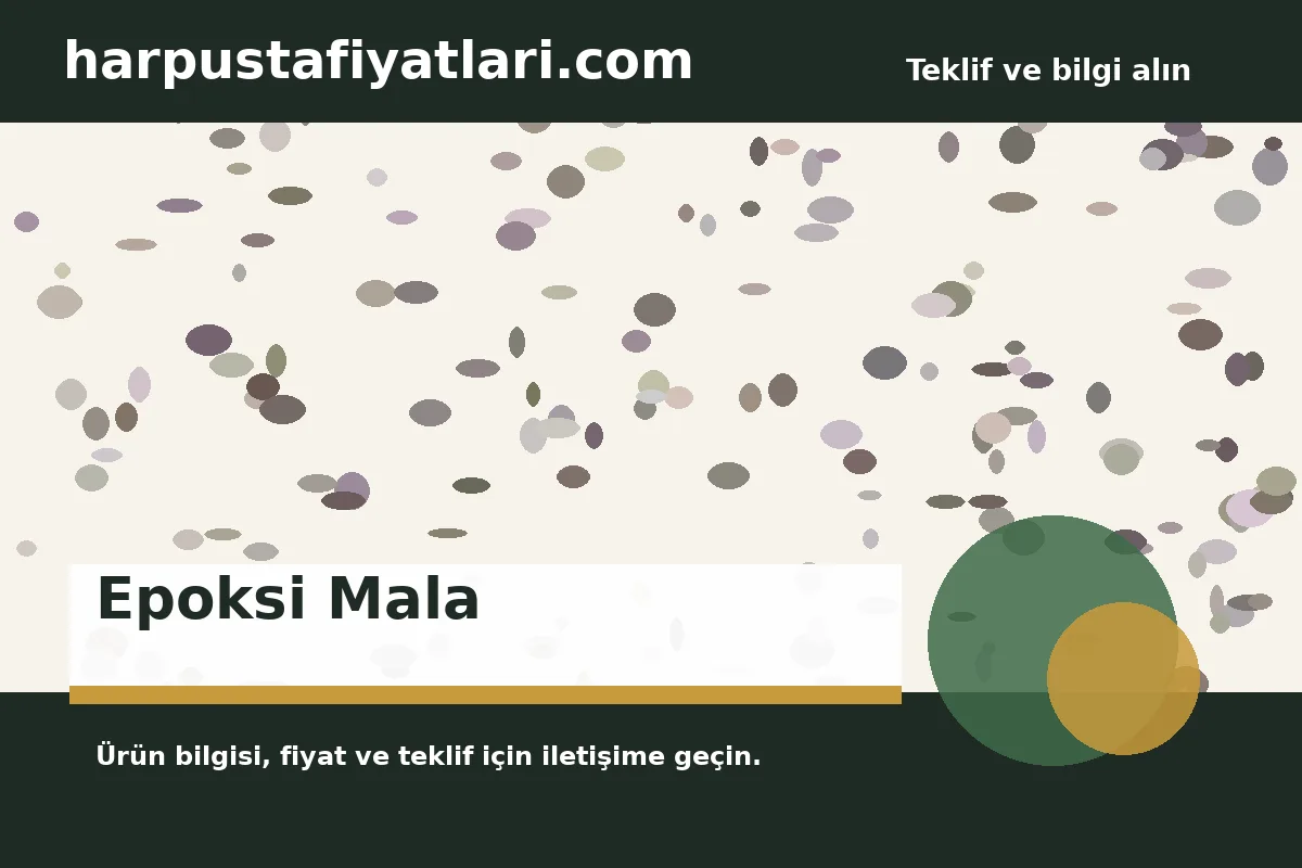 Epoksi Mala ürün banner