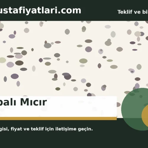 Torbalı Mıcır - Harpuşta Fiyatları