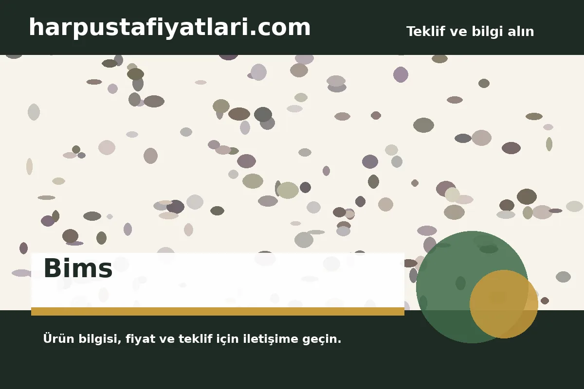 Bims ürün banner