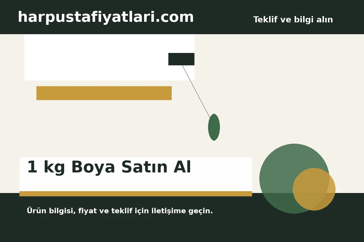 1 kg Boya Satın Al ürün banner