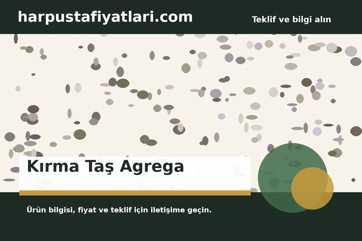 Kırma Taş Agrega ürün banner