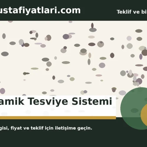 Seramik Tesviye Sistemi - Harpuşta Fiyatları