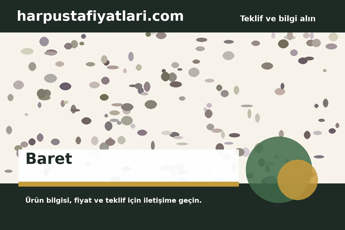 Baret ürün banner