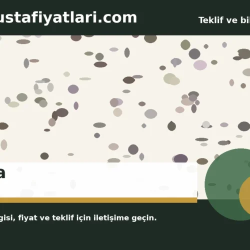 Vida - Harpuşta Fiyatları