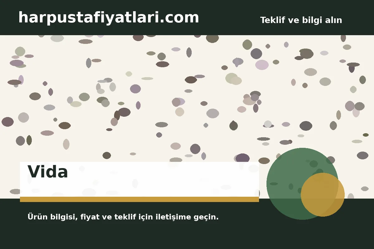 Vida ürün banner