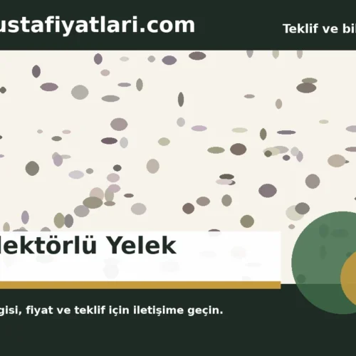 Reflektörlü Yelek - Harpuşta Fiyatları