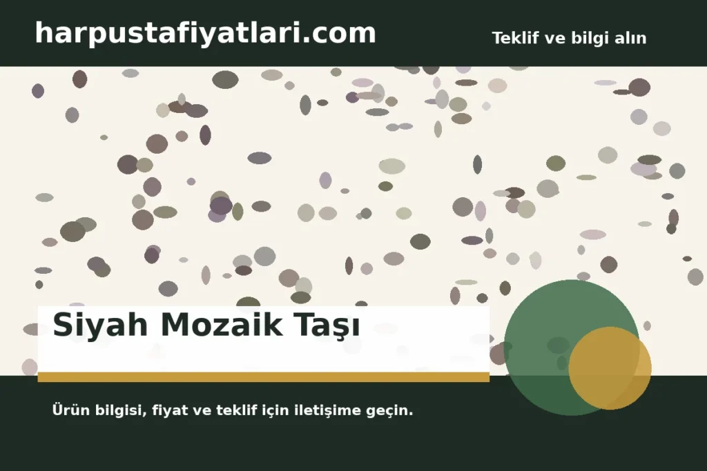 Siyah Mozaik Taşı ürün banner