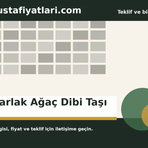 Yuvarlak Ağaç Dibi Taşı - Harpuşta Fiyatları