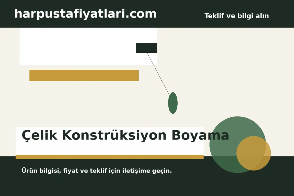 Çelik Konstrüksiyon Boyama ürün banner