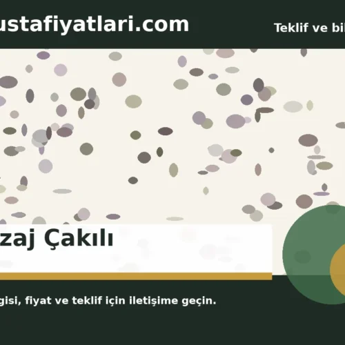 Peyzaj Çakılı - Harpuşta Fiyatları