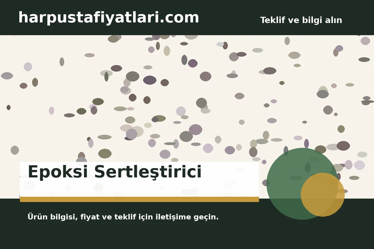 Epoksi Sertleştirici ürün banner