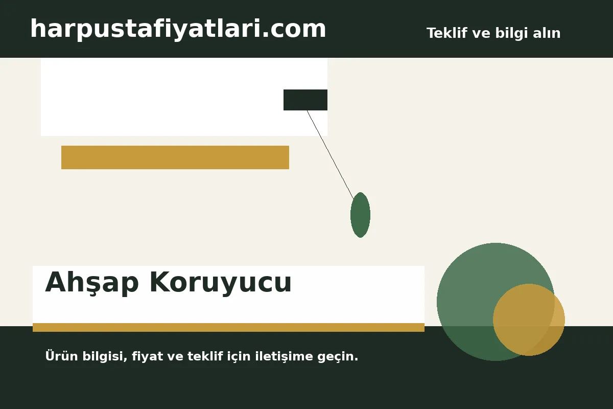 Ahşap Koruyucu ürün banner