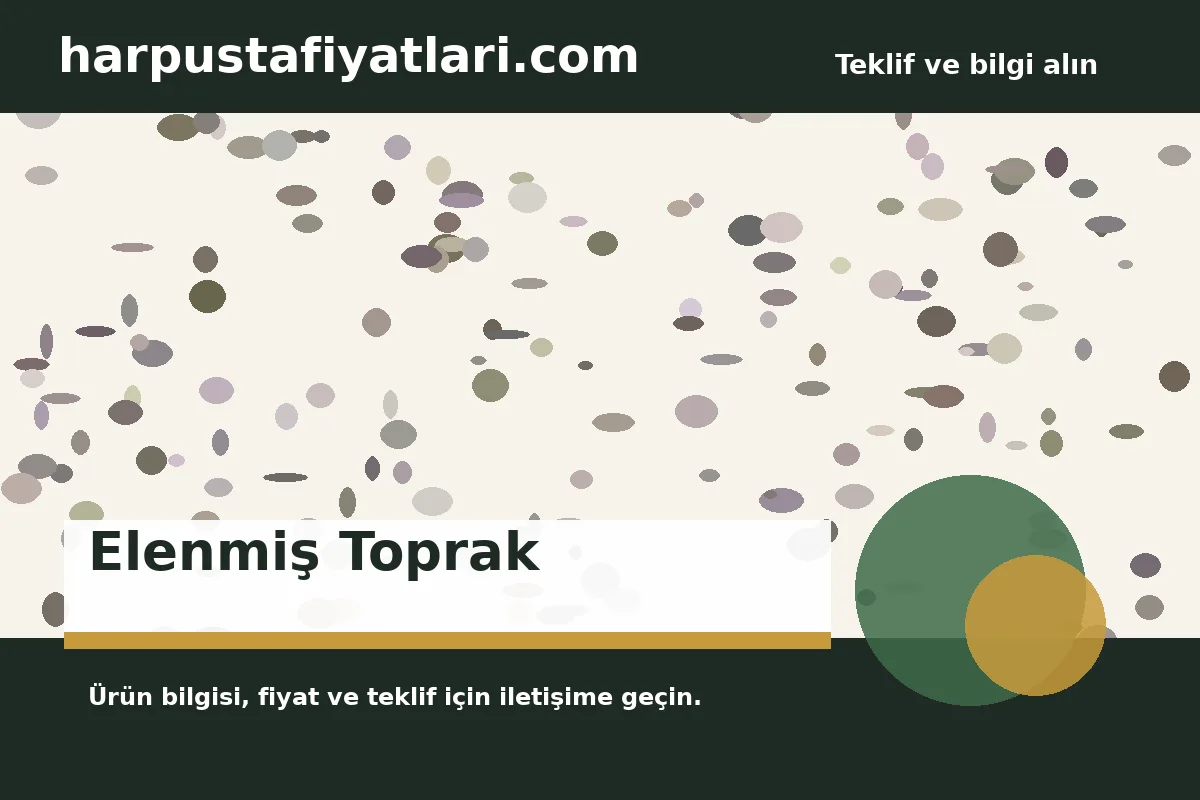 Elenmiş Toprak ürün banner
