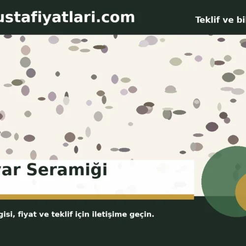Duvar Seramiği - Harpuşta Fiyatları