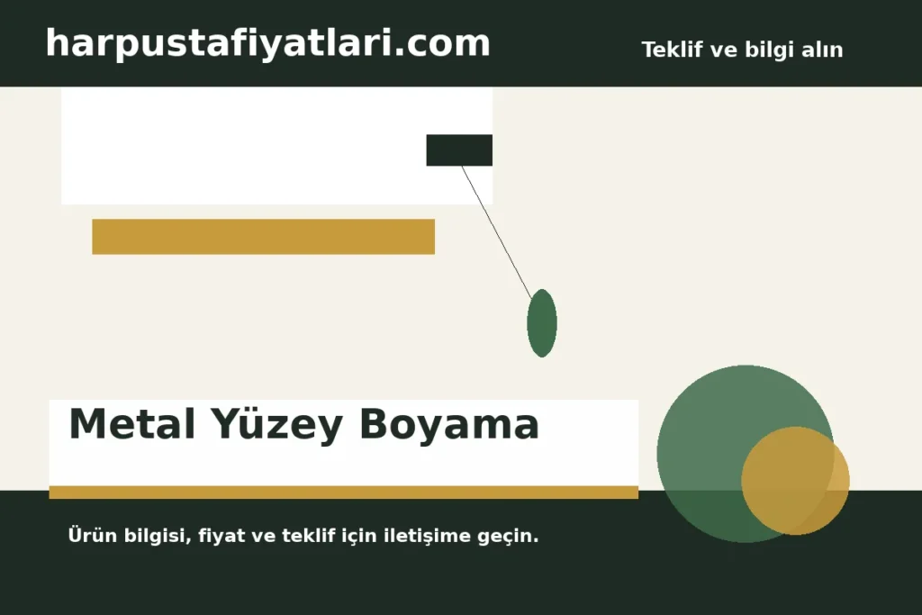 Metal Yüzey Boyama ürün banner