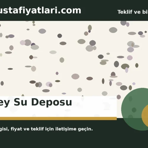 Dikey Su Deposu - Harpuşta Fiyatları