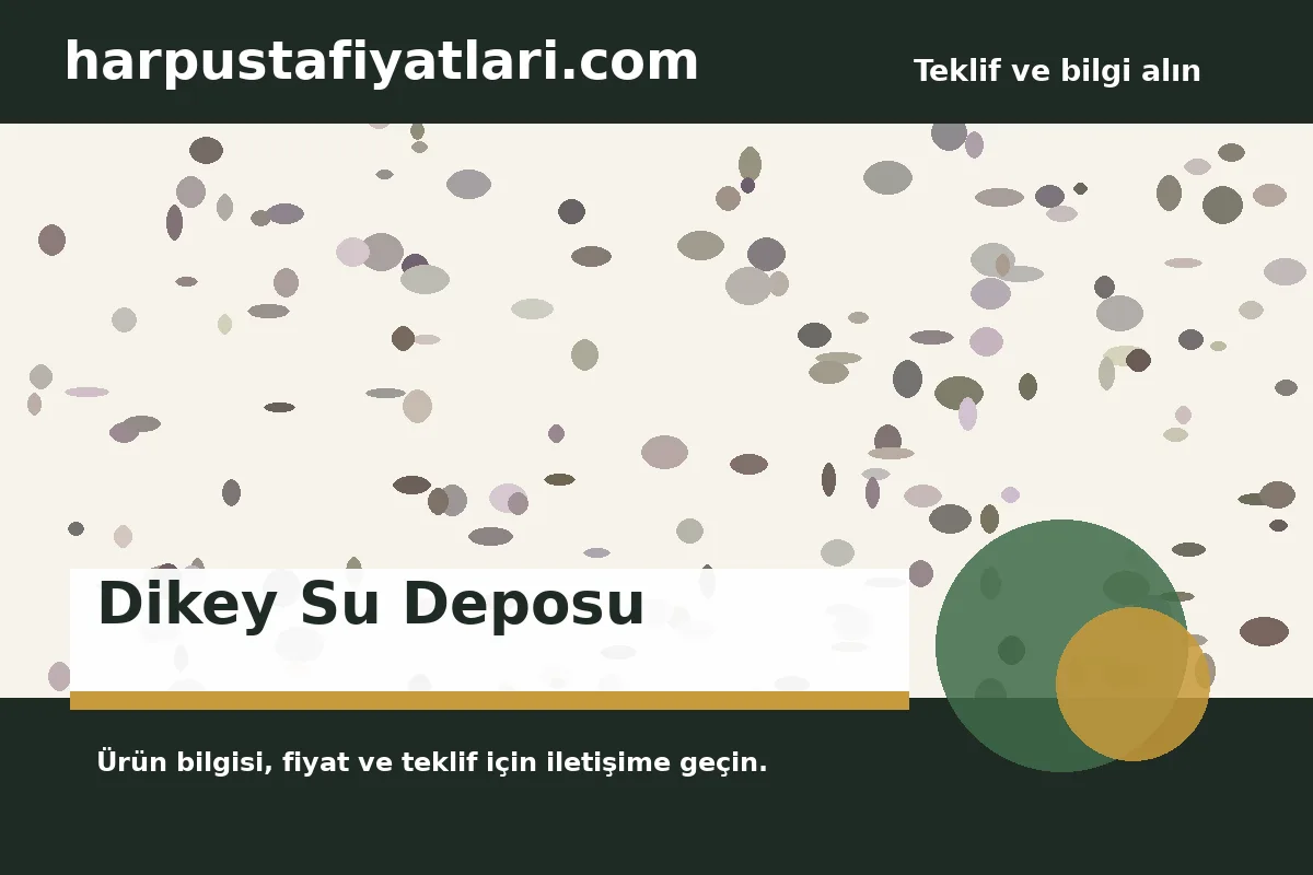 Dikey Su Deposu ürün banner