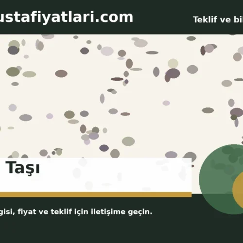 Çim Taşı - Harpuşta Fiyatları